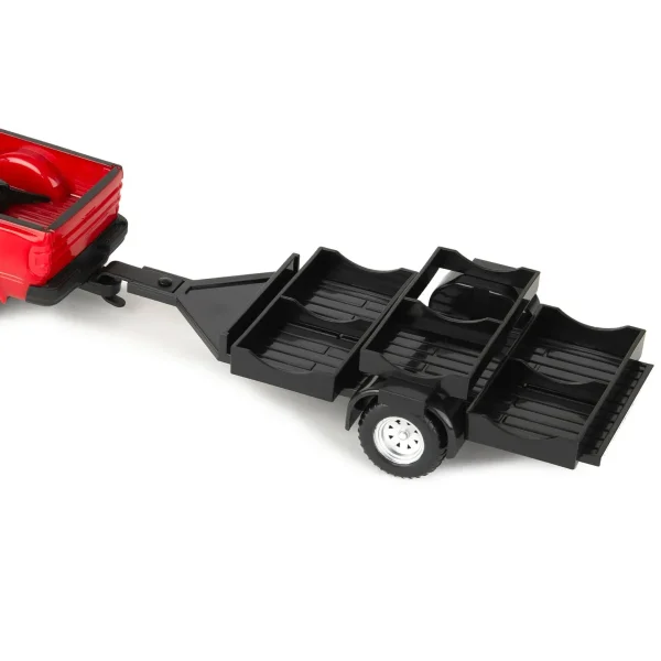 Manufacturer_ERTL Lowboys & Flatbeds | Pickup Trucks<1/32 Red Pickup Truck Haying Set by ERTL