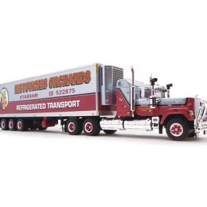 Manufacturer_Highway Replicas Agricultural Trucks<1/64 Ristovichis Orchards Mack Magnum 500 Freight Semi by Highway Replicas