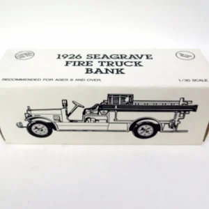 Manufacturer_ERTL Emergency Vehicles<1/30 1923 Seagrave Fire Engine Bank, Dubuque Iowa Department, Pumper Unit No. 5