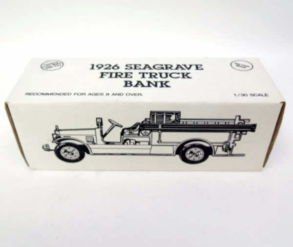 Manufacturer_ERTL Emergency Vehicles<1/30 1923 Seagrave Fire Engine Bank, Dubuque Iowa Department, Pumper Unit No. 5