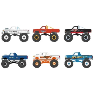 Manufacturer_Greenlight Collectibles Cars & Suvs | Pickup Trucks<1/64 Sealed Set of 6 Kings of Crunch Series 15 Trucks