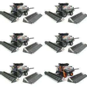 Manufacturer_SpecCast Combines & Harvesters<Set of 6 ~ 1/64 Gleaner S98 Combine w/ Duals & 2 Heads, Centennial Edition