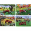 Outback Toys Branded Signs<Set of 4 IH McCormick Farmall Embossed Metal Signs, 16.75in x 12in