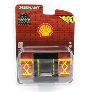 Manufacturer_Greenlight Collectibles Vehicle Accessories<1/64 Shell Oil Double Scissor Lift, Auto Double Scissor Lifts Series 1