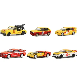 Manufacturer_Greenlight Collectibles Pickup Trucks<1/64 Shell Oil Series 1, Six Vehicle Sealed Set, Greenlight Collectibles