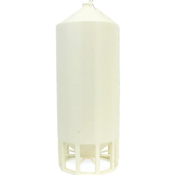 Outback Toys 3D Print & Small Accessories<1/64 Smooth Wall Multi-Purpose White 10,000 Bushel Bin, 3D Printed