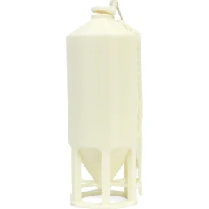 Outback Toys 3D Print & Small Accessories<1/64 Smooth Wall Multi-Purpose White 1200 Bushel Bin, 3D Printed