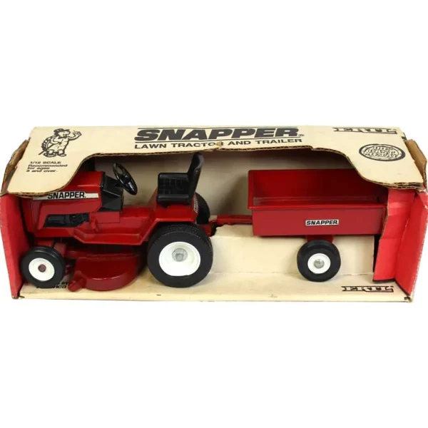 Manufacturer_ERTL Lawn & Garden<1/16 Snapper Lawn Tractor & Trailer by ERTL