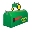 Outback Toys Farm Art & DéCor | Outdoor<Steel John Deere Mailbox with Metal John Deere B Tractor Topper