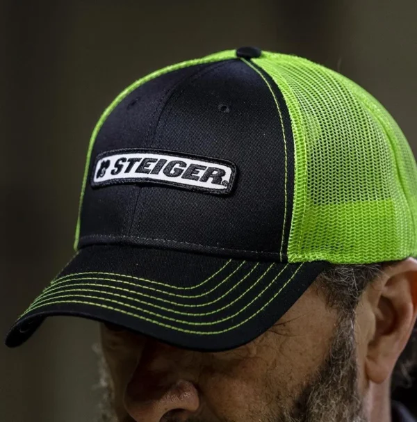 Outback Toys Other Clothing<Steiger Logo Black & Green Mesh Back Cap