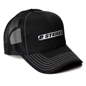 Outback Toys Other Clothing<Steiger Stitched Logo Black with White Stitching Mesh Back Hat