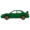 Manufacturer_Johnny Lightning Cars & Suvs<1/64 2002 Subaru Impreza WRX, Savanna Green, Johnny Lightning Import Heat