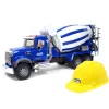 Outback Toys Tow & Straight Trucks<1/16th MACK Granite Cement Mixer & Hard Hat by Bruder