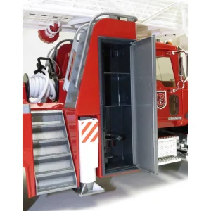 Outback Toys Emergency Vehicles<1/16th Mack Granite Fire Engine w/ Extendable Ladder & Hard Hat by Bruder