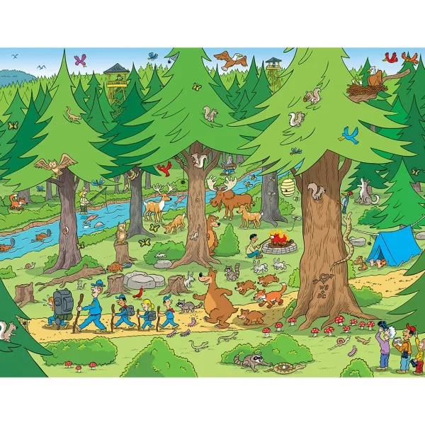 Outback Toys Games & Puzzles<101 Things to Spot in the Woods - 101 Piece Kids Puzzle