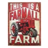 Outback Toys Branded Signs<This is a Farmall FARM Tin sign