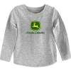 Outback Toys John Deere<Toddler John Deere Logo Girls Gray Long Sleeve Shirt