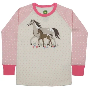 Outback Toys John Deere<Toddler John Deere Mama & Foal Polka Dots Pajama Set