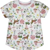 Outback Toys John Deere<Toddler John Deere White & Pink Farm Elements Short Sleeve T-Shirt