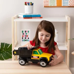 Manufacturer_Tonka Dump Trucks<Tonka Steel Classics 75 Years Commemorative Quarry Dump Truck with Black Bed