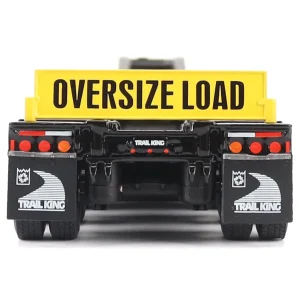 Manufacturer_Diecast Masters Lowboys & Flatbeds<1/50 Trail King TK120 HDG Lowboy Trailer (Black Regular Version)