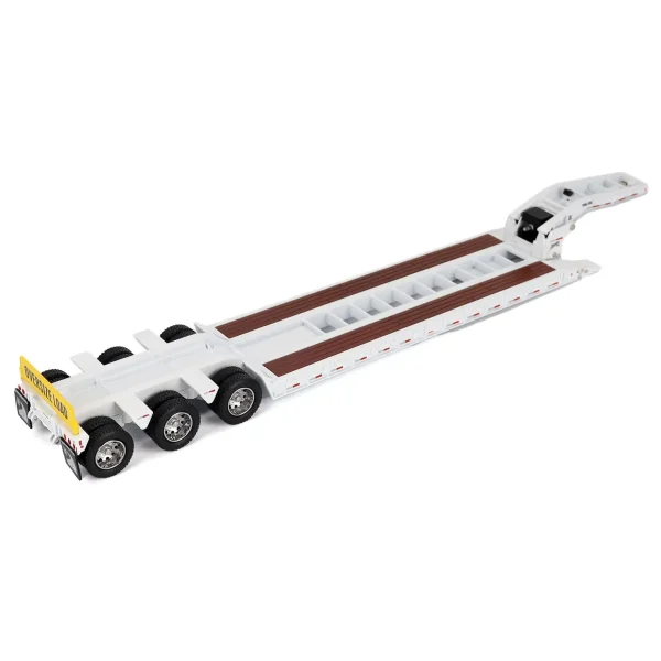 Manufacturer_Diecast Masters Lowboys & Flatbeds<1/50 Trail King TK120 HDG Lowboy Trailer (White Regular Version)