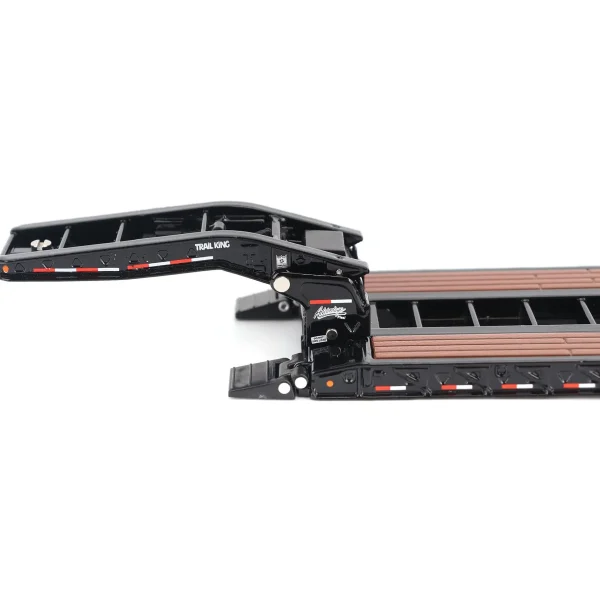 Manufacturer_Diecast Masters Lowboys & Flatbeds<1/50 Trail King TK120 HDG Lowboy Trailer (Black Regular Version)