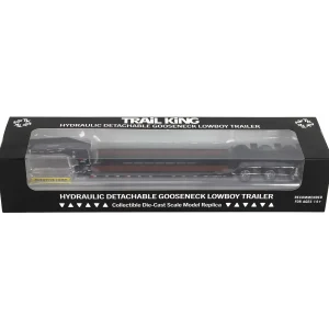 Manufacturer_Diecast Masters Lowboys & Flatbeds<1/50 Trail King TK120 HDG Lowboy Trailer (Black Regular Version)