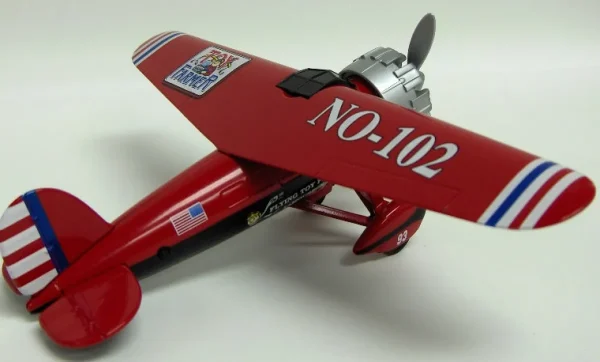 Manufacturer_SpecCast Airplanes & Banks<1932 Vega Model 5 NO-102 Airplane Coin Bank, Toy Farmer Limited Edition