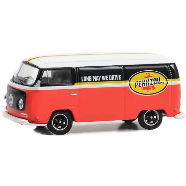 Manufacturer_Greenlight Collectibles Cars & Suvs<1/64 Volkswagen Type 2 Panel Van, Pennzoil, Club Vee-Dub Series 18