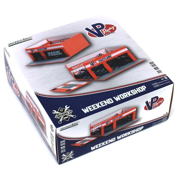 Manufacturer_Greenlight Collectibles Vehicle Accessories<1/64 VP Racing Fuels Garage, Mechanics Corner Series 10