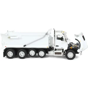 Manufacturer_DCP by First Gear Dump Trucks<1/64 White Kenworth T880 Rogue Dump w/ Rogue Transfer Dump Trailer, DCP by First Gear