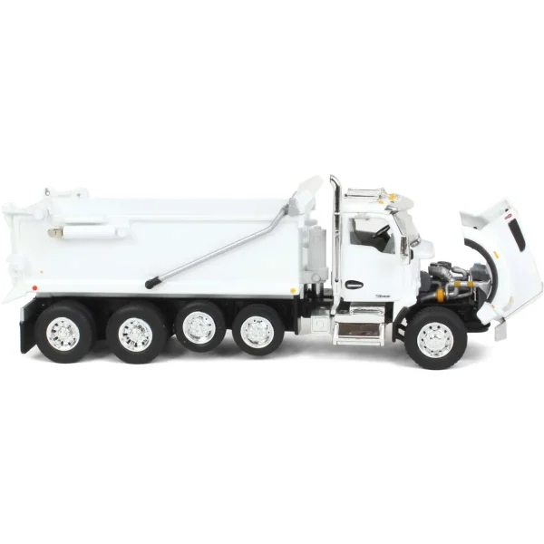 Manufacturer_DCP by First Gear Dump Trucks<1/64 White Kenworth T880 Rogue Dump w/ Rogue Transfer Dump Trailer, DCP by First Gear