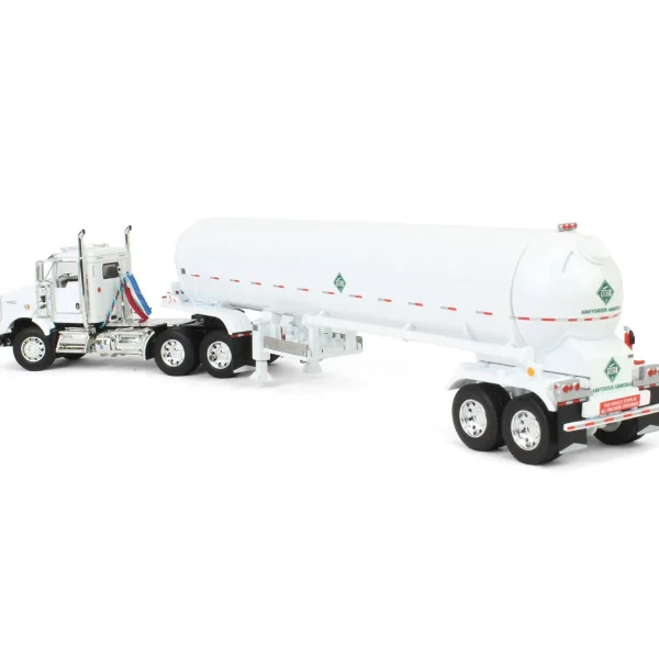 Manufacturer_DCP by First Gear Tanker Trucks<1/64 White Kenworth T800 w/ Mississippi LP Anhydrous Tanker, DCP by First Gear