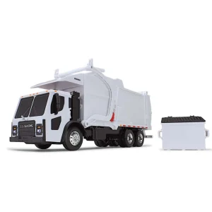 Manufacturer_First Gear, Inc. Tow & Straight Trucks<1/25 White Mack LR Garbage Truck w/ McNeilus Meridian Loader & Dumpster (Includes Lights & Sounds!)