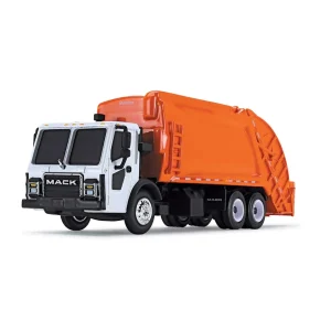 Manufacturer_First Gear, Inc. Tow & Straight Trucks<1/87 White Mack LR with Orange McNeilus Meridian Rear Loader by First Gear