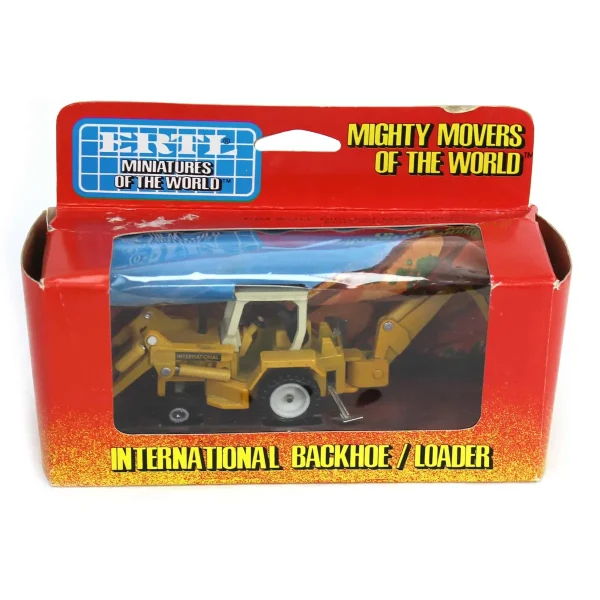 Manufacturer_ERTL Loaders<White Rim Edition ~ 1/64 International Backhoe Loader, ERTL Mighty Movers