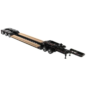 Manufacturer_Diecast Masters Lowboys & Flatbeds<1/50 XL 120 Low-Profile HDG Lowboy Trailer (Outrigger Style) with 2 Boosters and Jeep