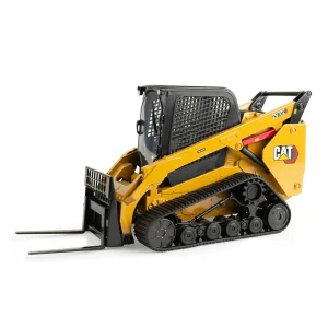 Manufacturer_ERTL Loaders<1/16 Yellow High Detail Caterpillar Tracked 297D2 Skid Steer Loader, ERTL Exclusive