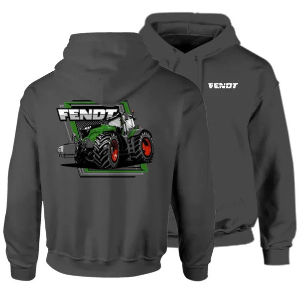 Outback Toys Agco, Allis, Massey & More<YOUTH Fendt 1050 Tractor, Charcoal Grey Hooded Sweatshirt
