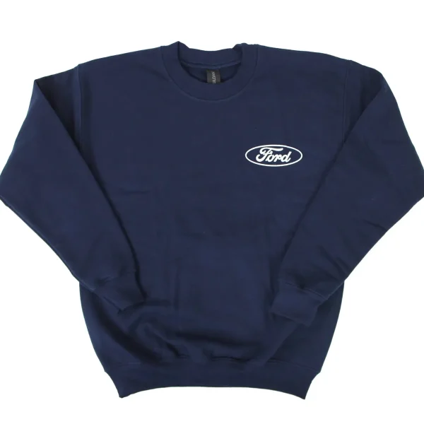 Outback Toys New Holland & Ford<Youth Ford FW-30 with Wing Disk Navy Crew Neck Sweatshirt