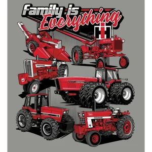 Outback Toys Ih Farmall<Youth IH Family is Everything Grey Hooded Sweatshirt