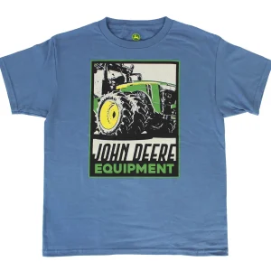Outback Toys John Deere<Youth John Deere Equipment Blue Short Sleeve T-Shirt